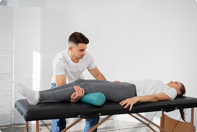 Manual therapy hands-on care