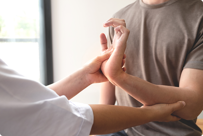Hand pain and physical therapy